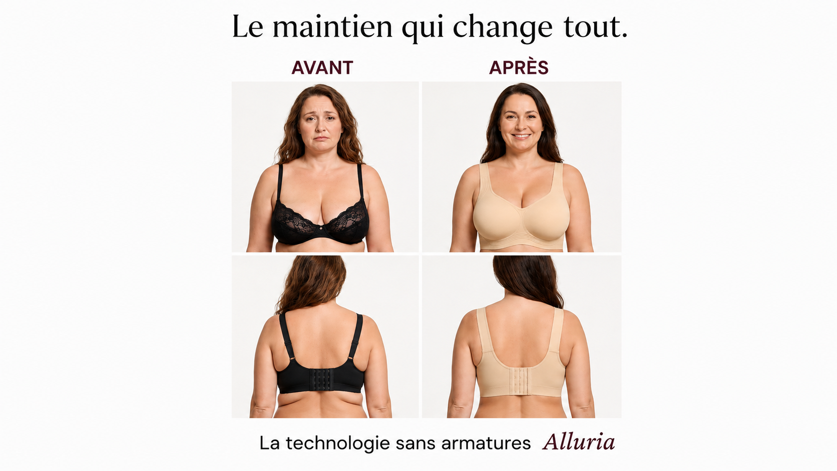 Soutien-gorge sans armatures ALLURIA