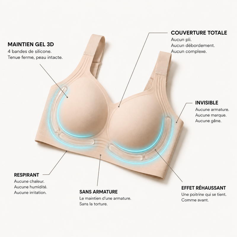 Soutien-gorge sans armatures ALLURIA