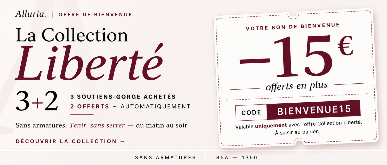 Bandeau promotionnel ALLURIA